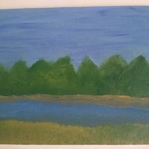 8x10 oil painting $40